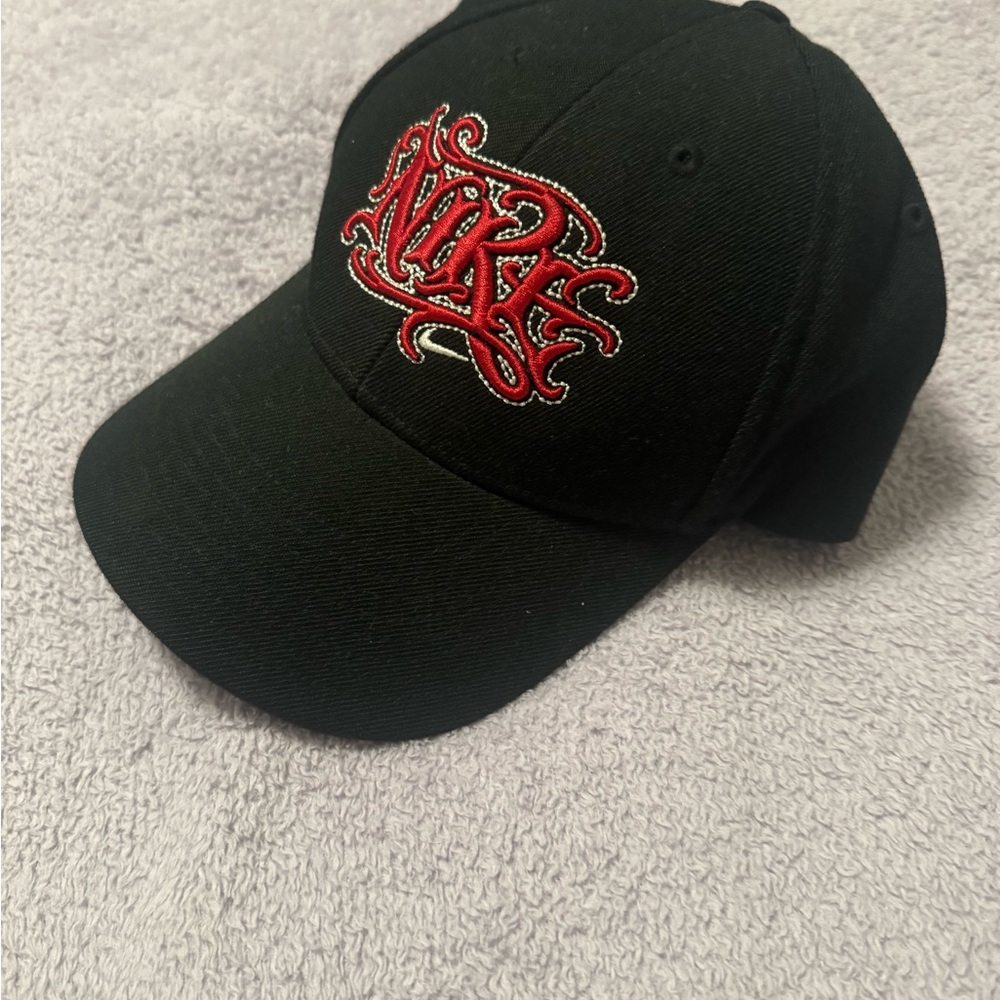 Nike Black Cap with White Logo